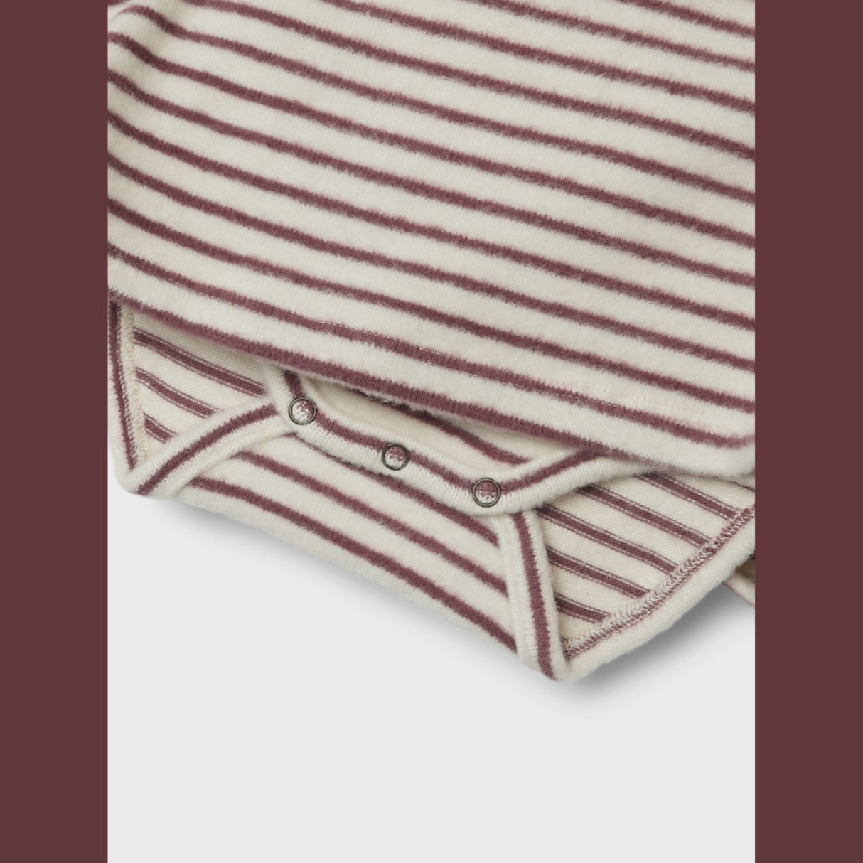 Lil'Atelier Birch Rosebrown Thoro Body Klänning Stripe