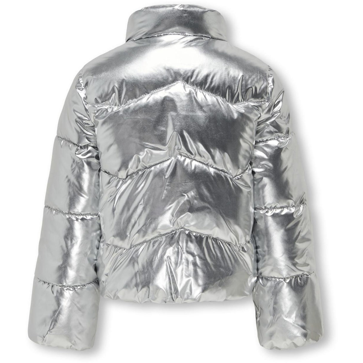kids ONLY Silver Pearl Puffer Jacka
