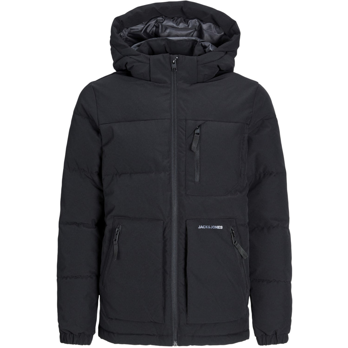 Jack & Jones Junior Black Eotto Puffer Jacka