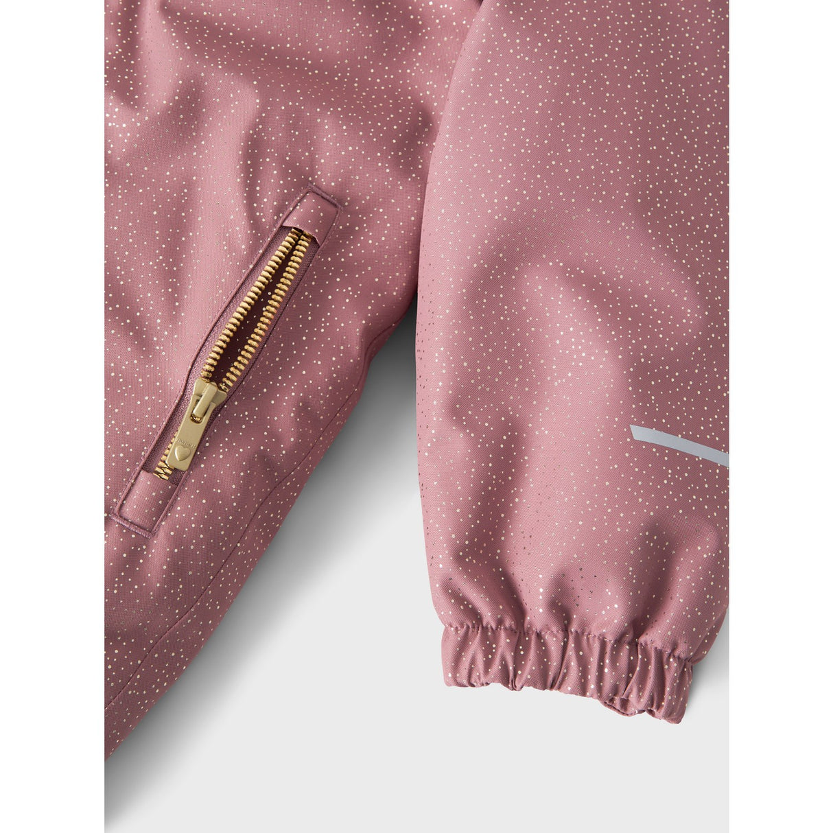 Name It Grape Shake Snow10 Vinteroverall Frill Glitter Fo