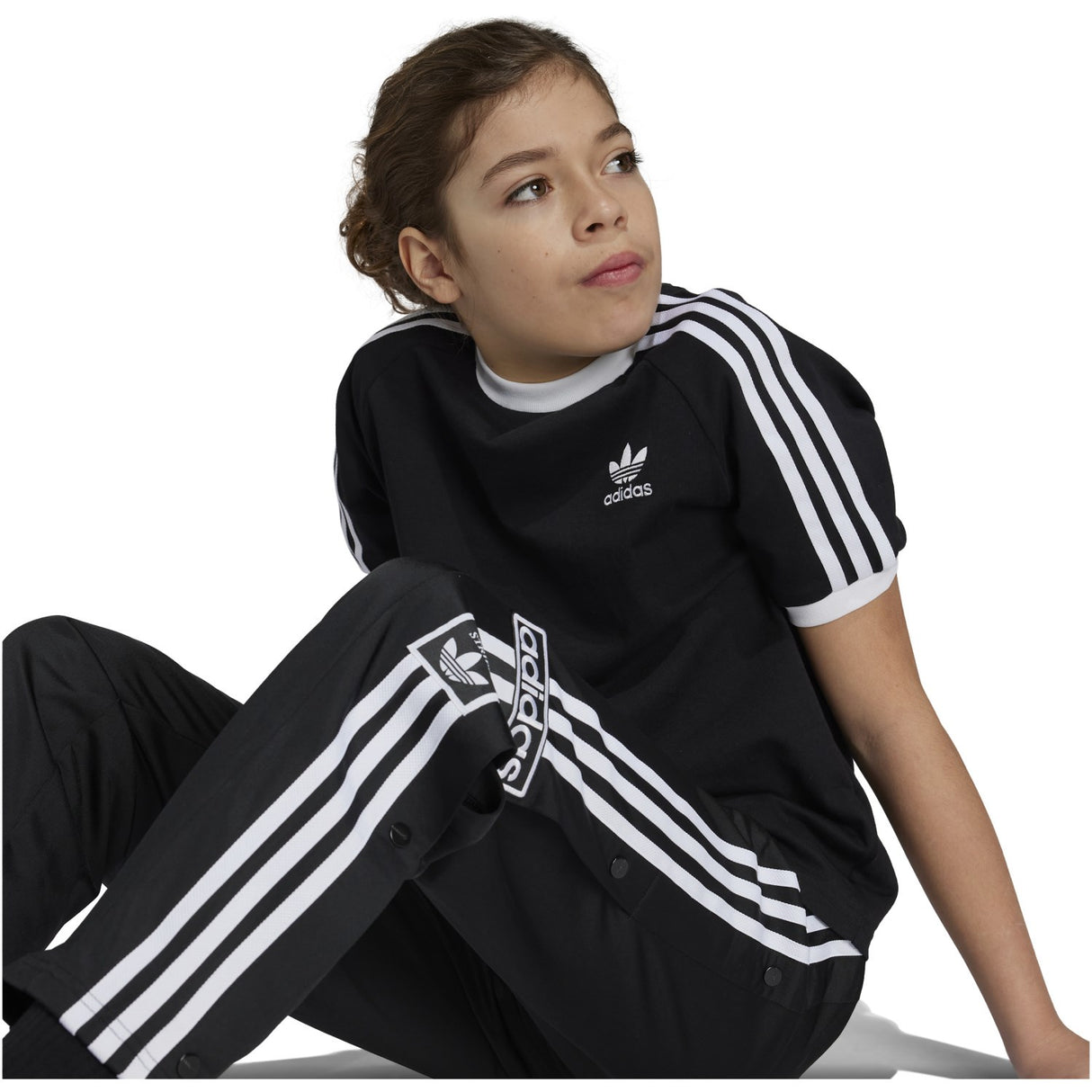 adidas Originals Black/White Adi Break Track Suit Byxor