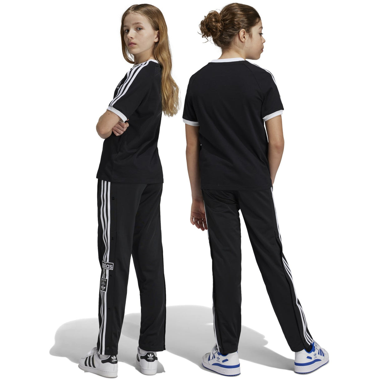 adidas Originals Black/White Adi Break Track Suit Byxor
