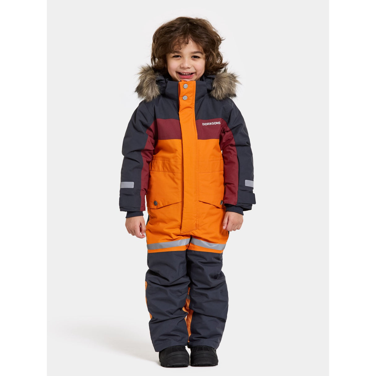 Didriksons Orange Jam Bjärven Kids Overall 21