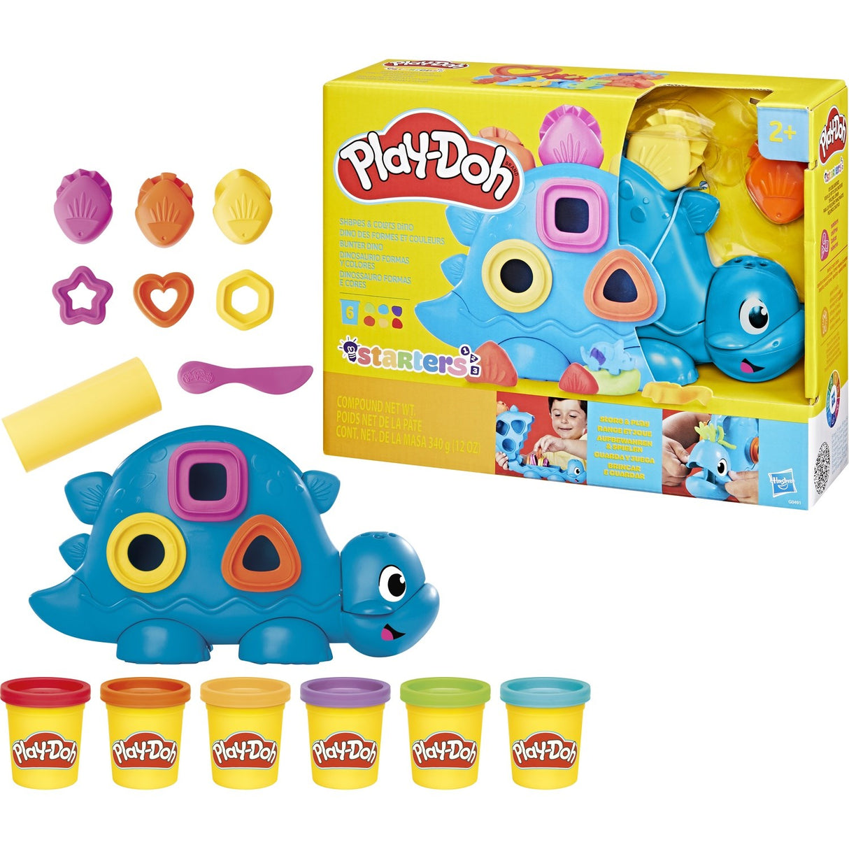 Play-Doh Former & Farver Dino Startpakke