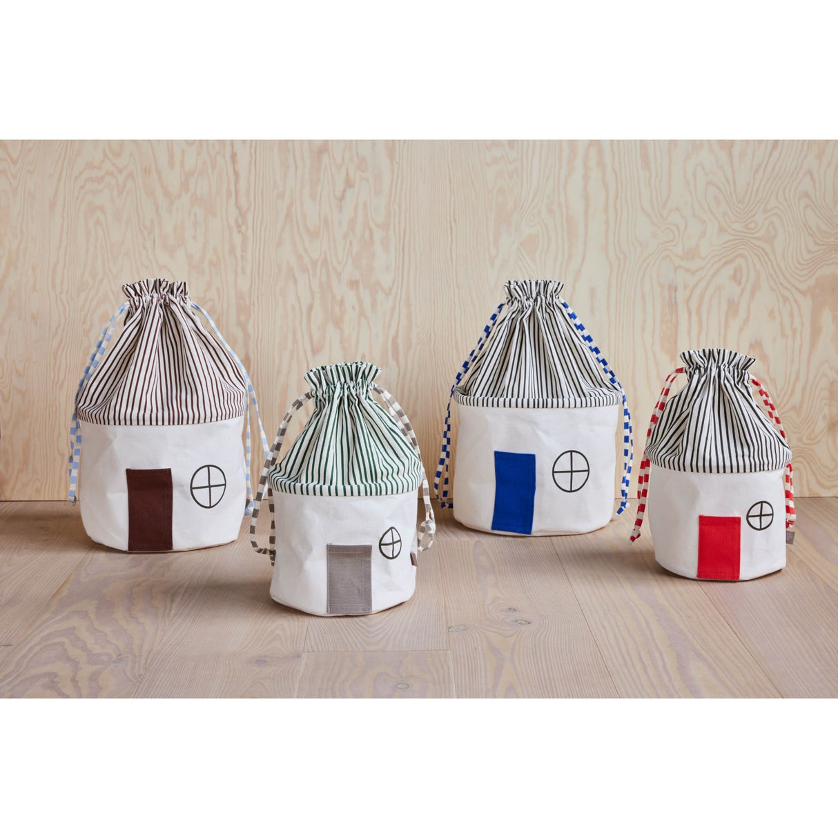 OYOY Optic Blue Koya förvaringskorg