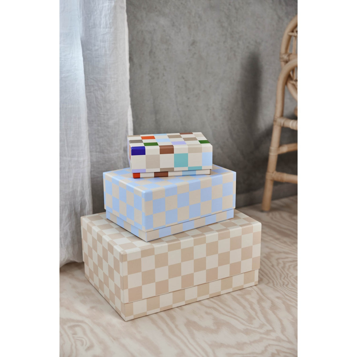 OYOY Multi Mana Förvaringslåda Mix 3-pack