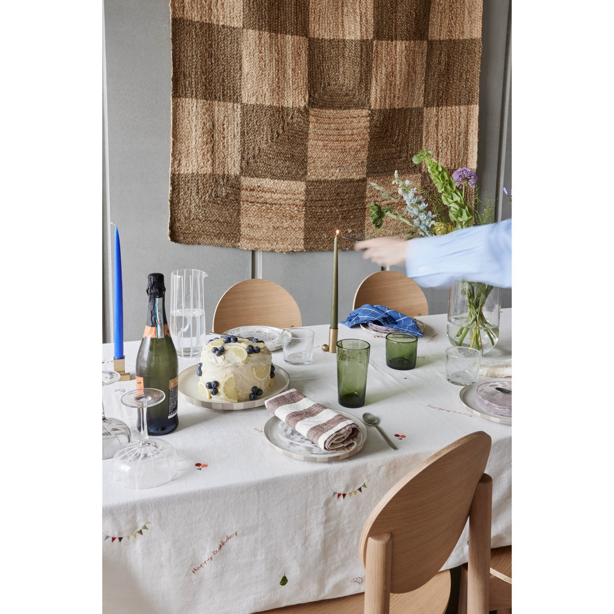 OYOY Offwhite Födelsedag Bordsduk