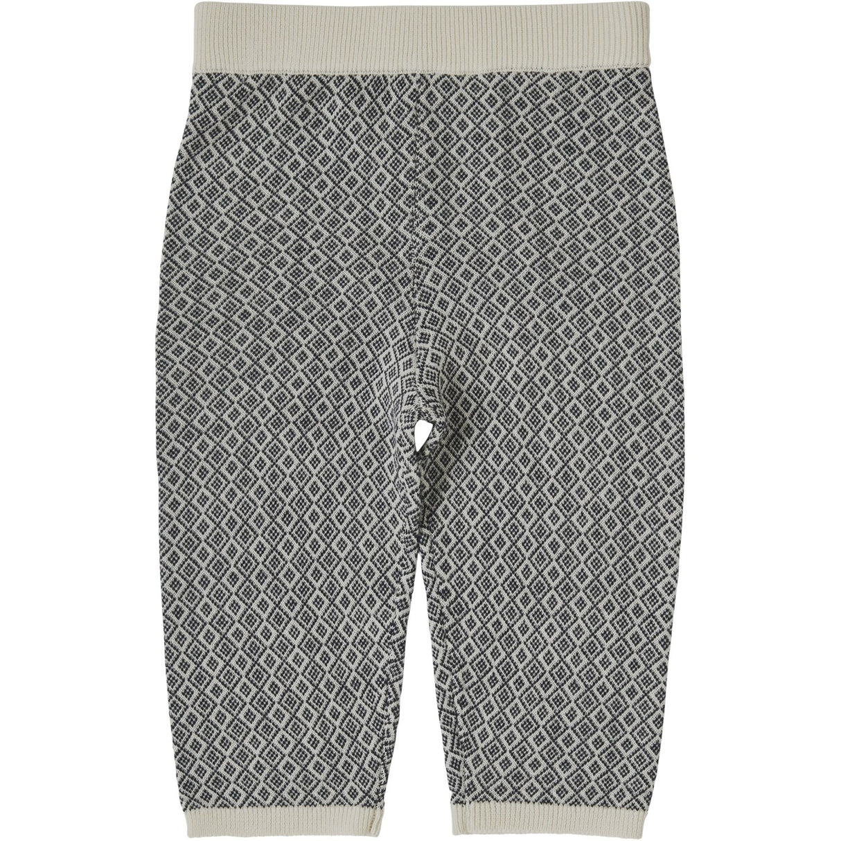 FUB Ecru/Dark Navy Bebis Jaquard Byxor