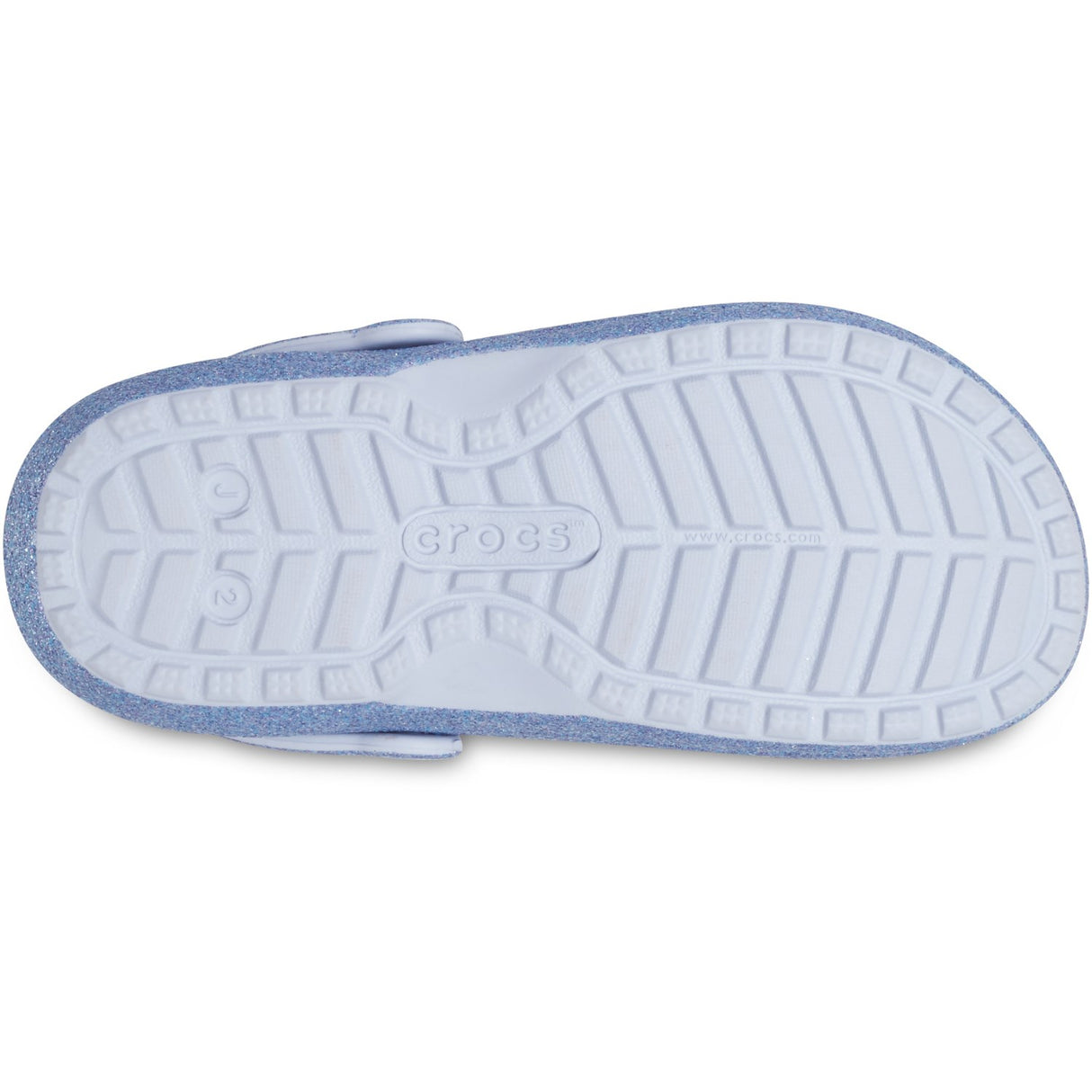 Crocs Frosted Glitter Classic Lined Glitter Clog