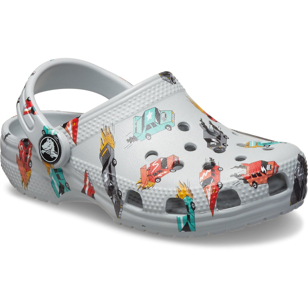 Crocs Mirage/Multi Classic Race Cars Graphic Clog
