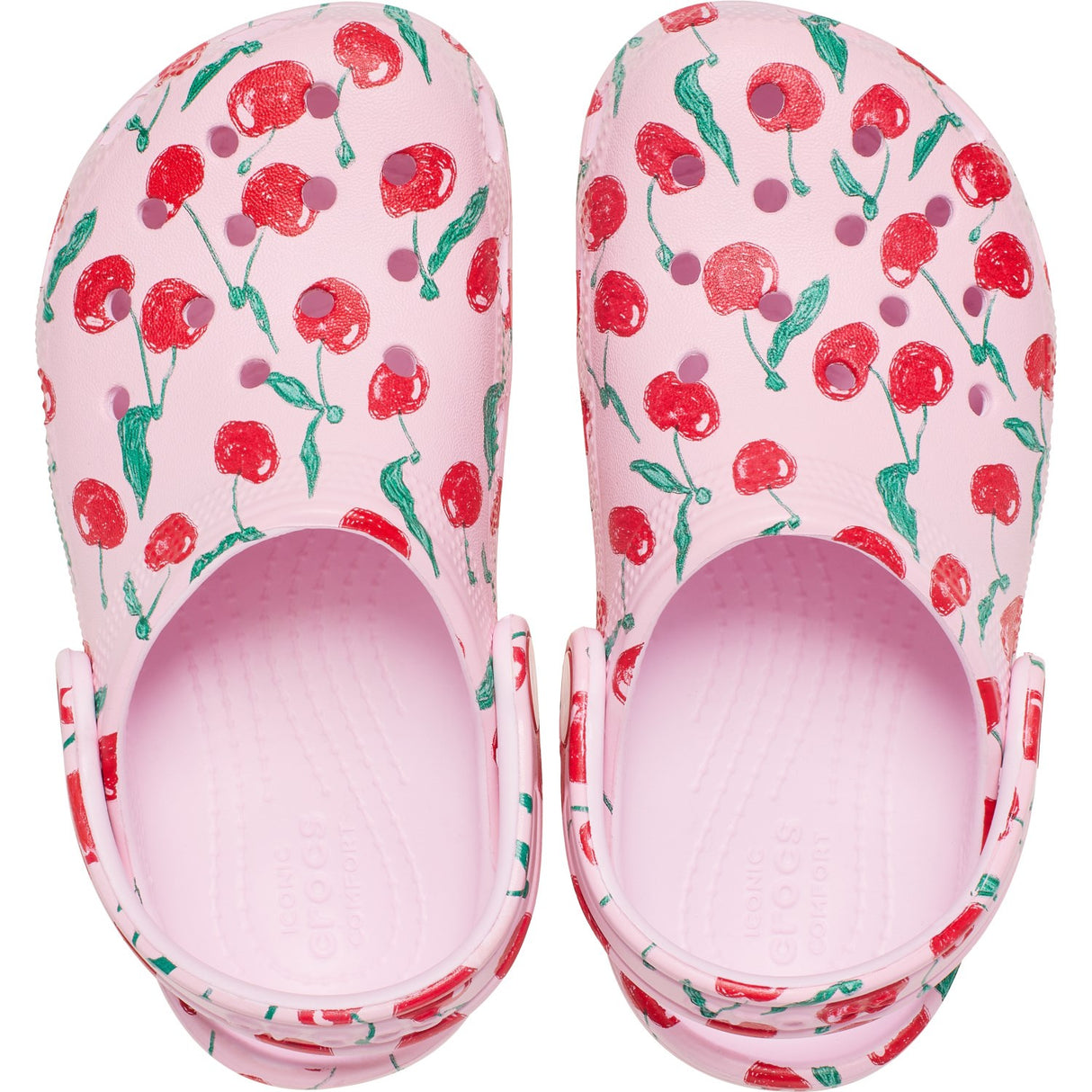 Crocs Pink Milk Classic Fresh Fruits Clog