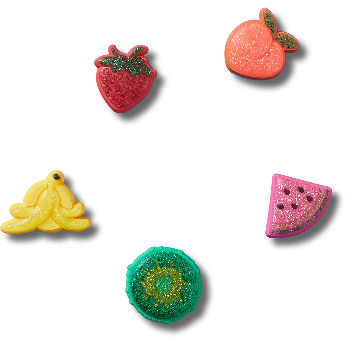 Crocs Jibbitz™ Sparkle Glitter Fruits 5-pack