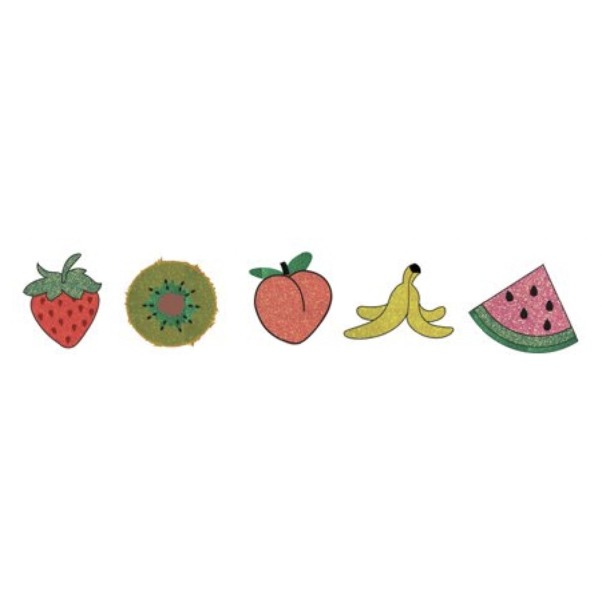 Crocs Jibbitz™ Sparkle Glitter Fruits 5-pack
