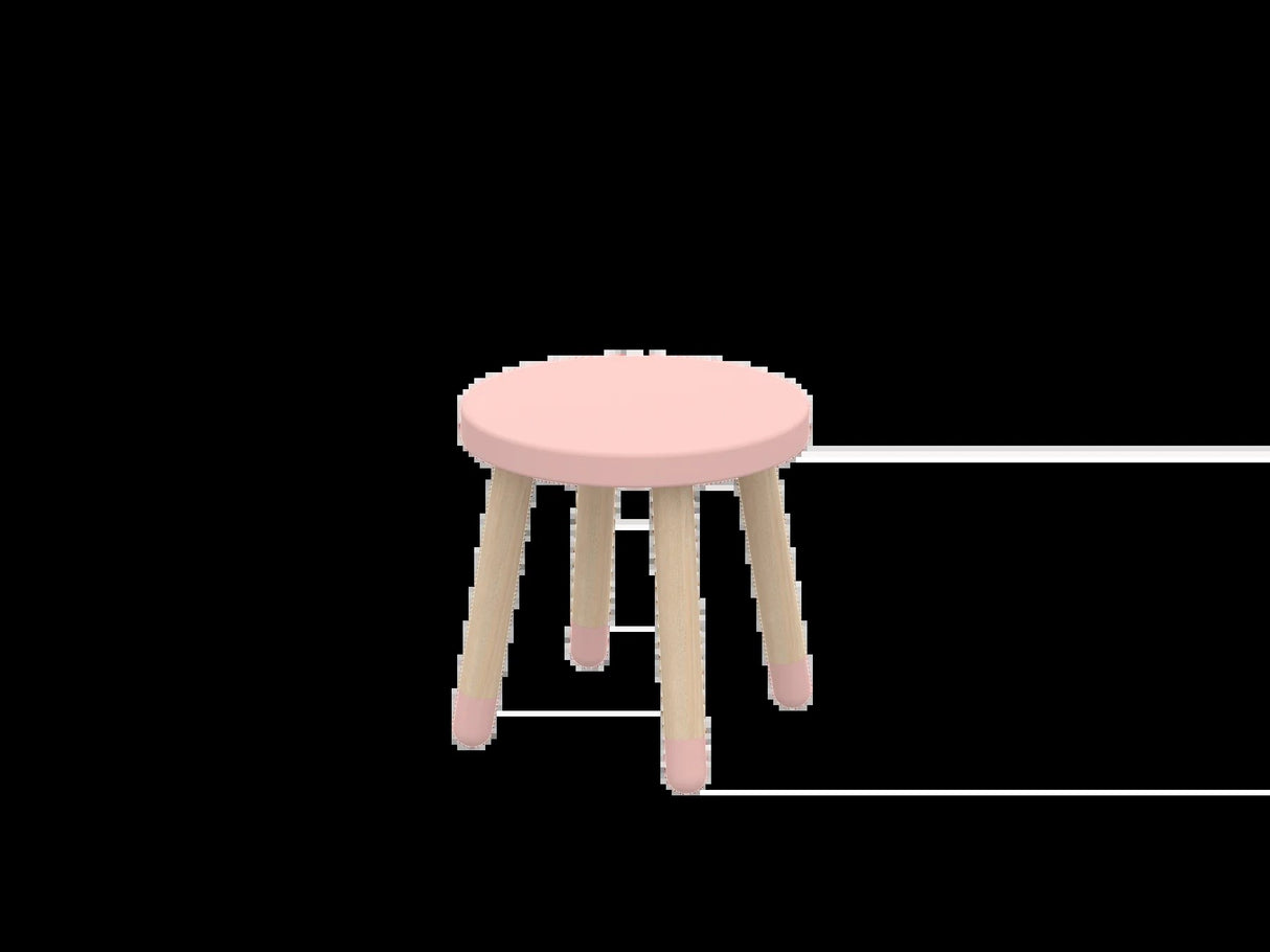 FLEXA Blushing Pink DOTS Pall 30x30cm