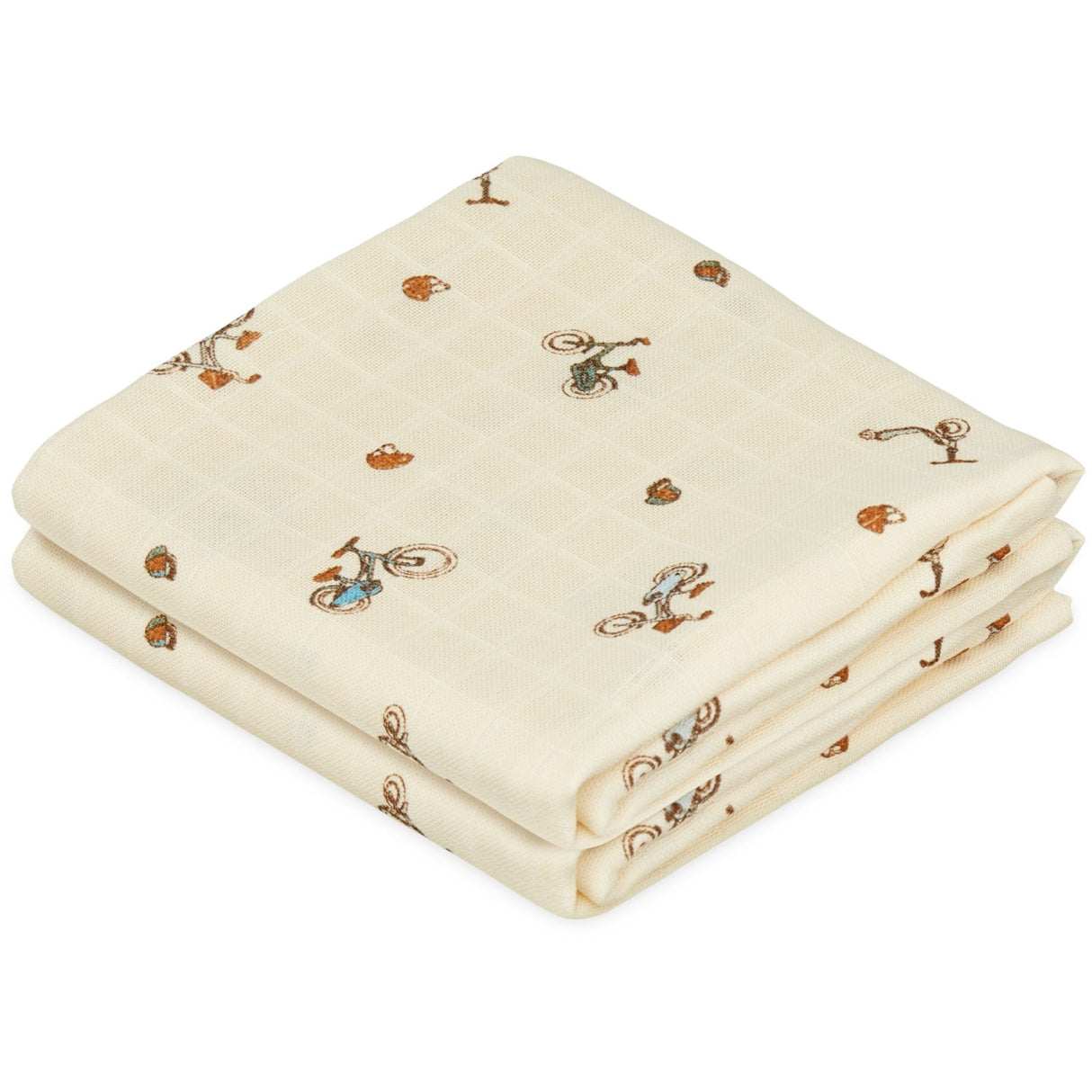 Cam Cam Copenhagen Bicycles Tygblöjor Tryckta 2-Pack