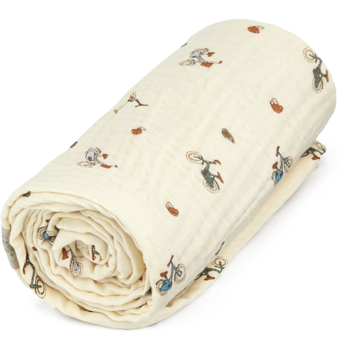 Cam Cam Copenhagen Bicycles Muslin Baby Filt