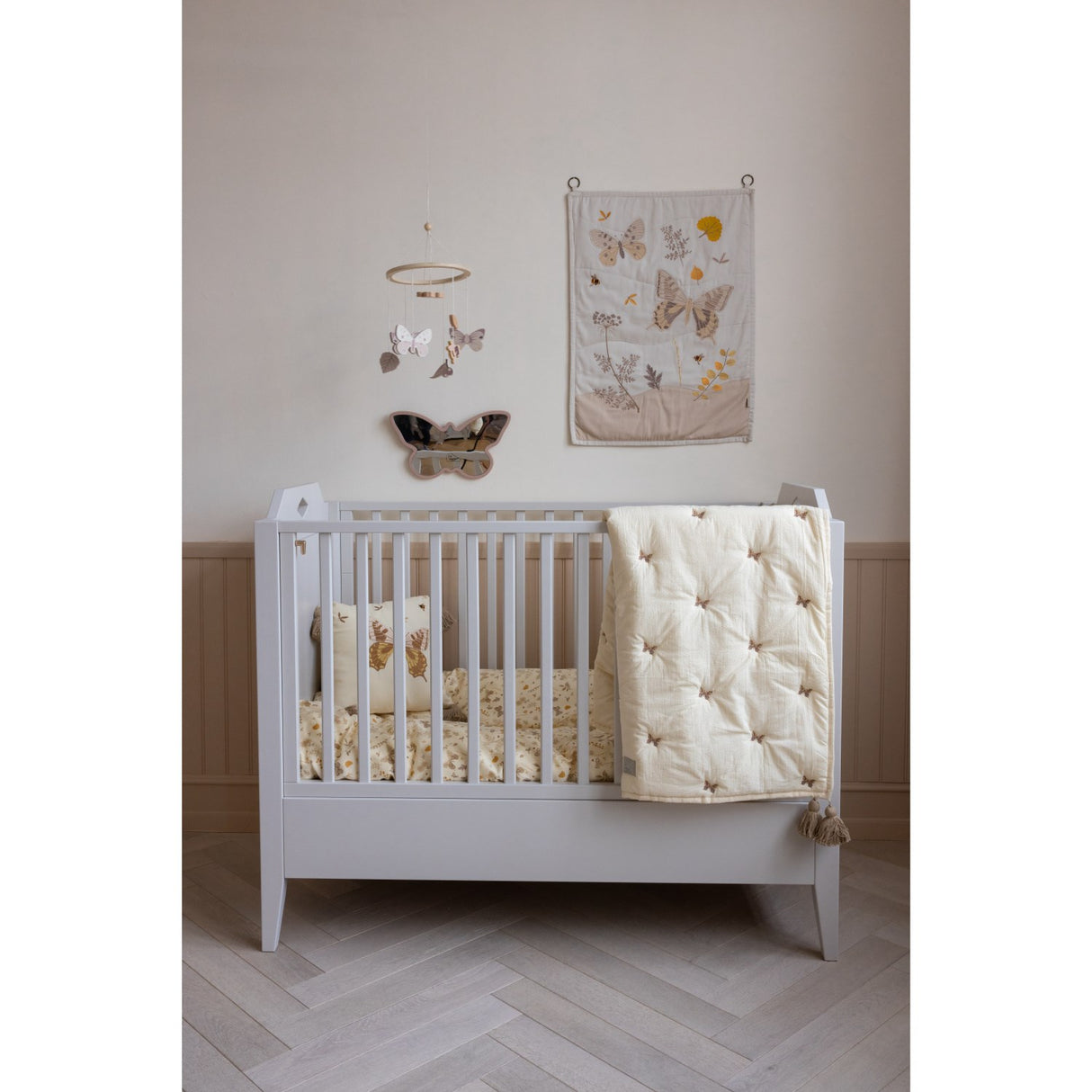 Cam Cam Copenhagen Butterfly Kids Broderad filt