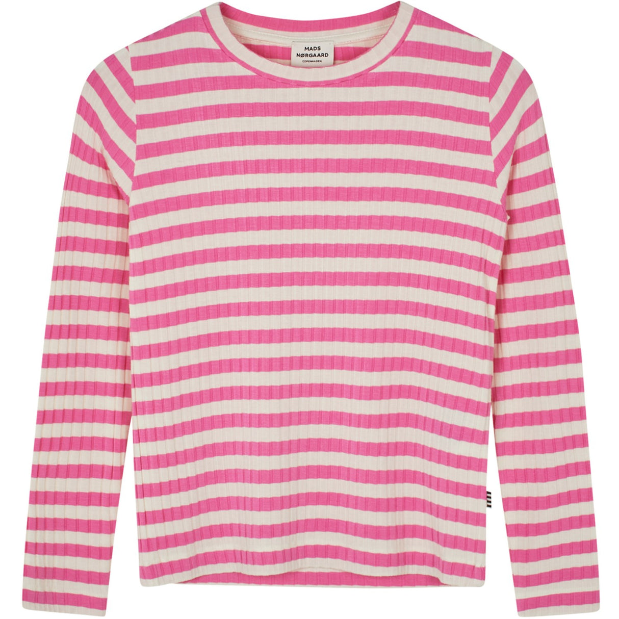 Mads Nørgaard Carmine Rose/Vanilla Ice 5x5 Classic Stripe Talika Blus