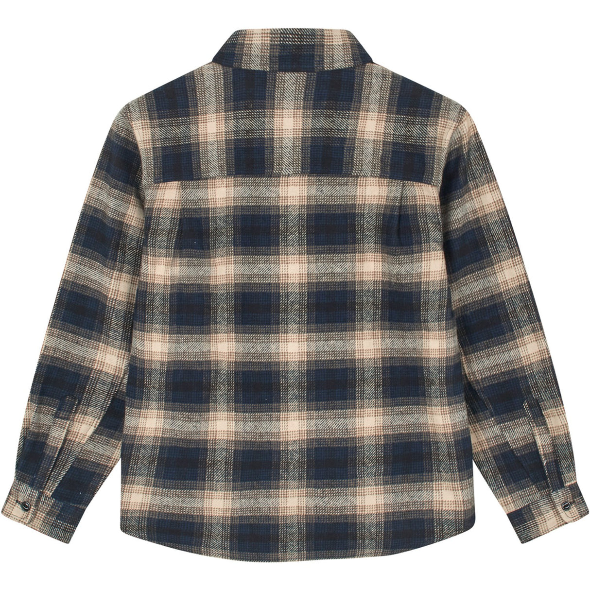 Mads Nørgaard Midnight Navy Check Soft Flannel Svano Skjorta