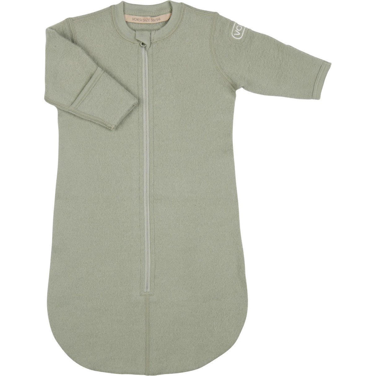Voksi® Misty Green Ull Baby Sovsäck Fleece