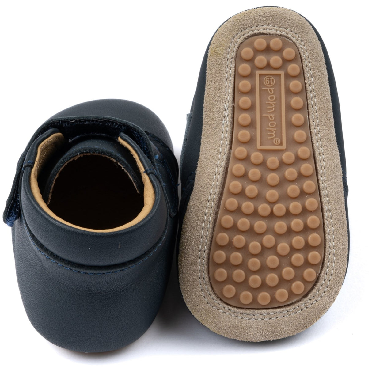 Pom Pom Navy Beginners™ Skor Kardborreband