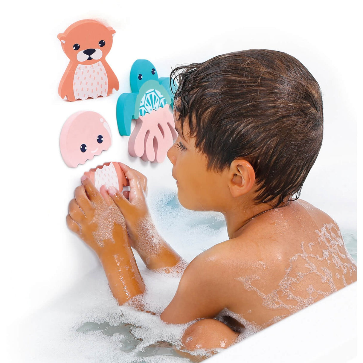 LUDI® Mix & Match - Skumleksaker för badet