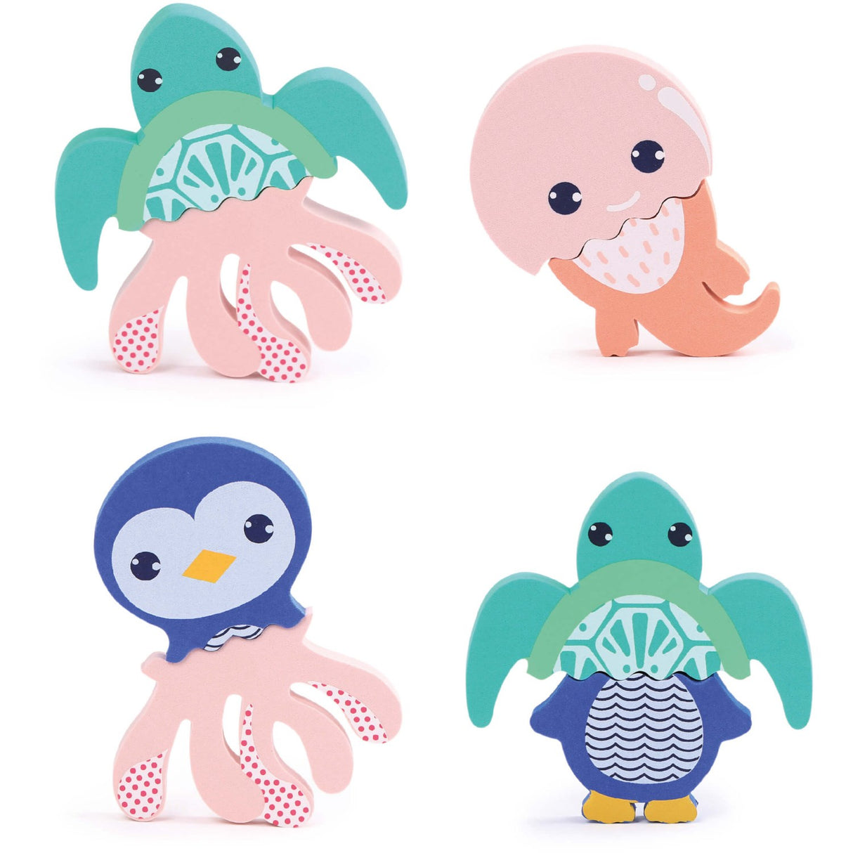 LUDI® Mix & Match - Skumleksaker för badet