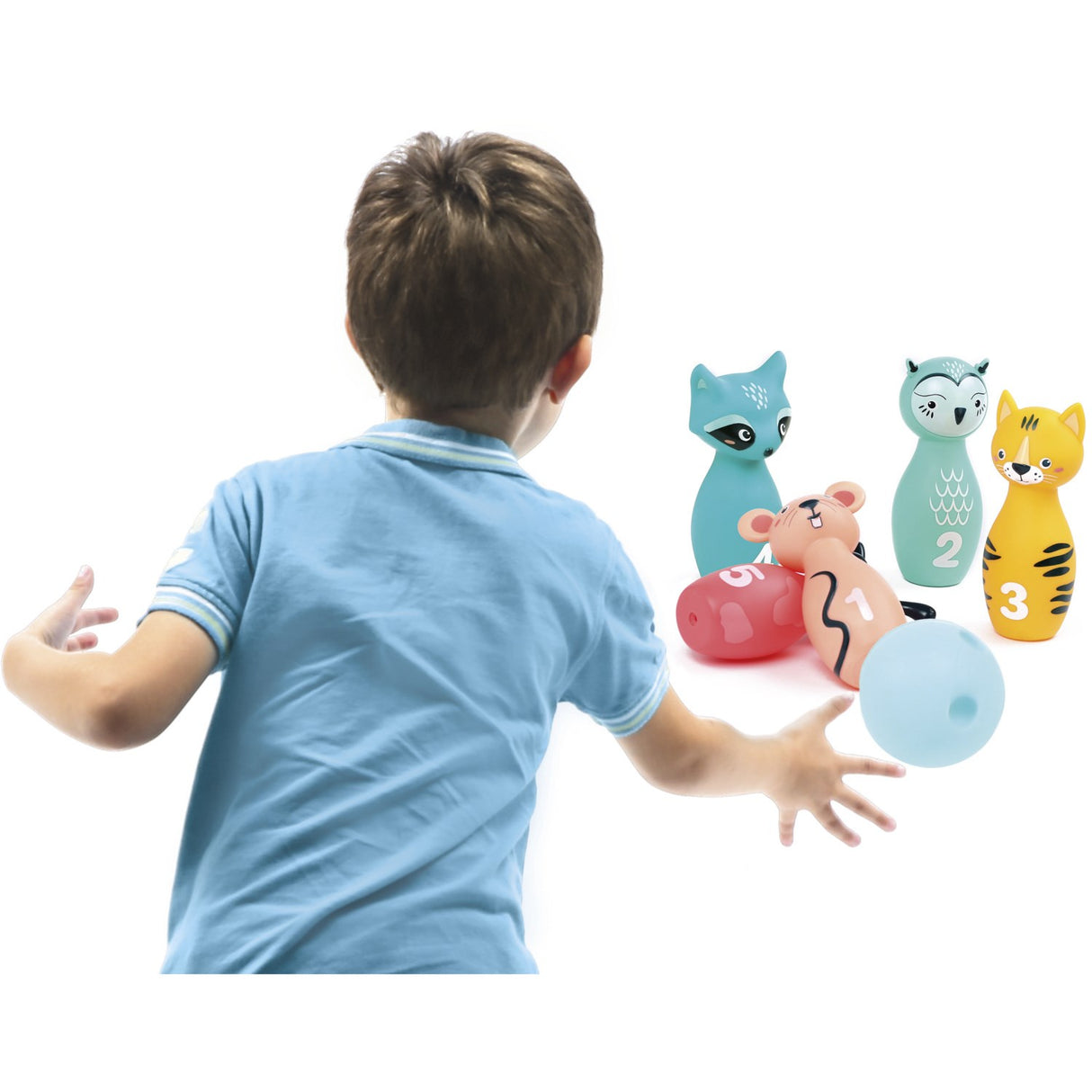 LUDI® bowling spel - djur