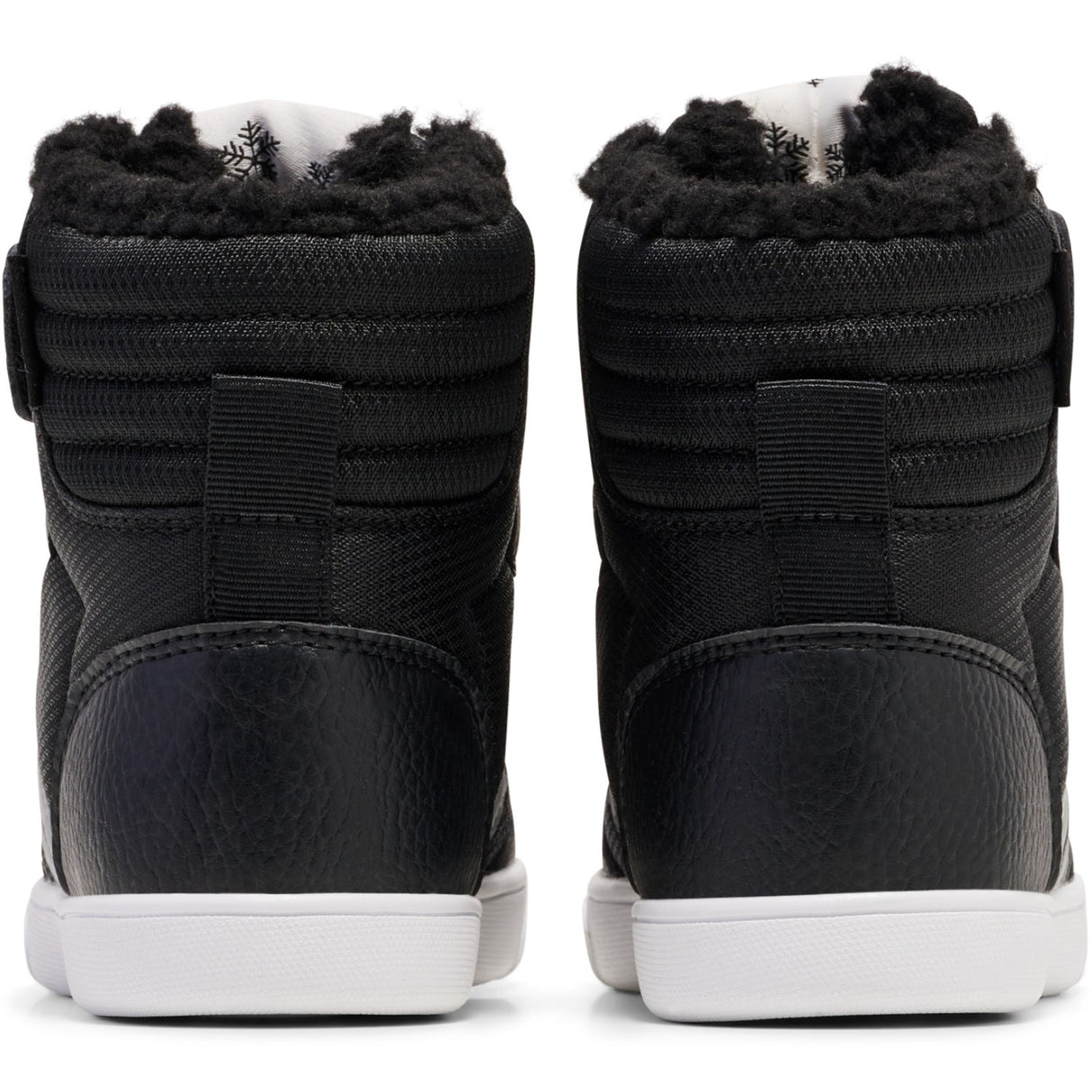 Hummel Black/Grey Stadil Super Poly Vinterstövlar Mid Tex Jr