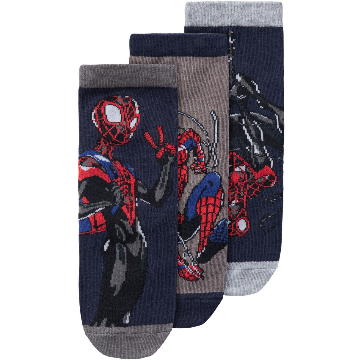 Name It Dark Sapphire Nobrian Spiderman 3-pack strumpor