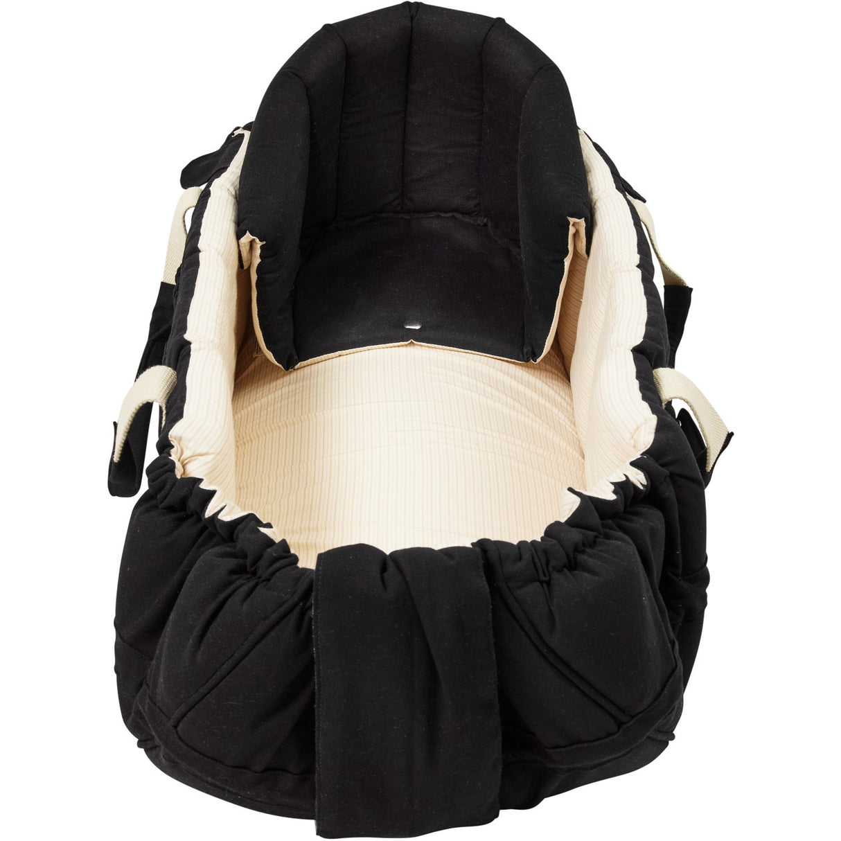 COPENHAGEN COLORS Black With Cream Solid Stripe Organic Multifunctional Babylift Vol. 2