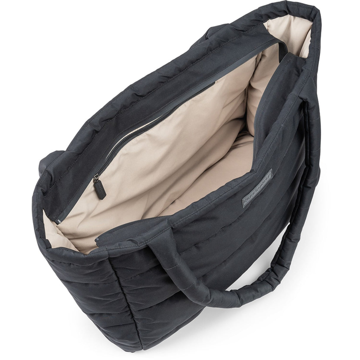 DonebyDeer Svart Quiltad Pussel Tygväska