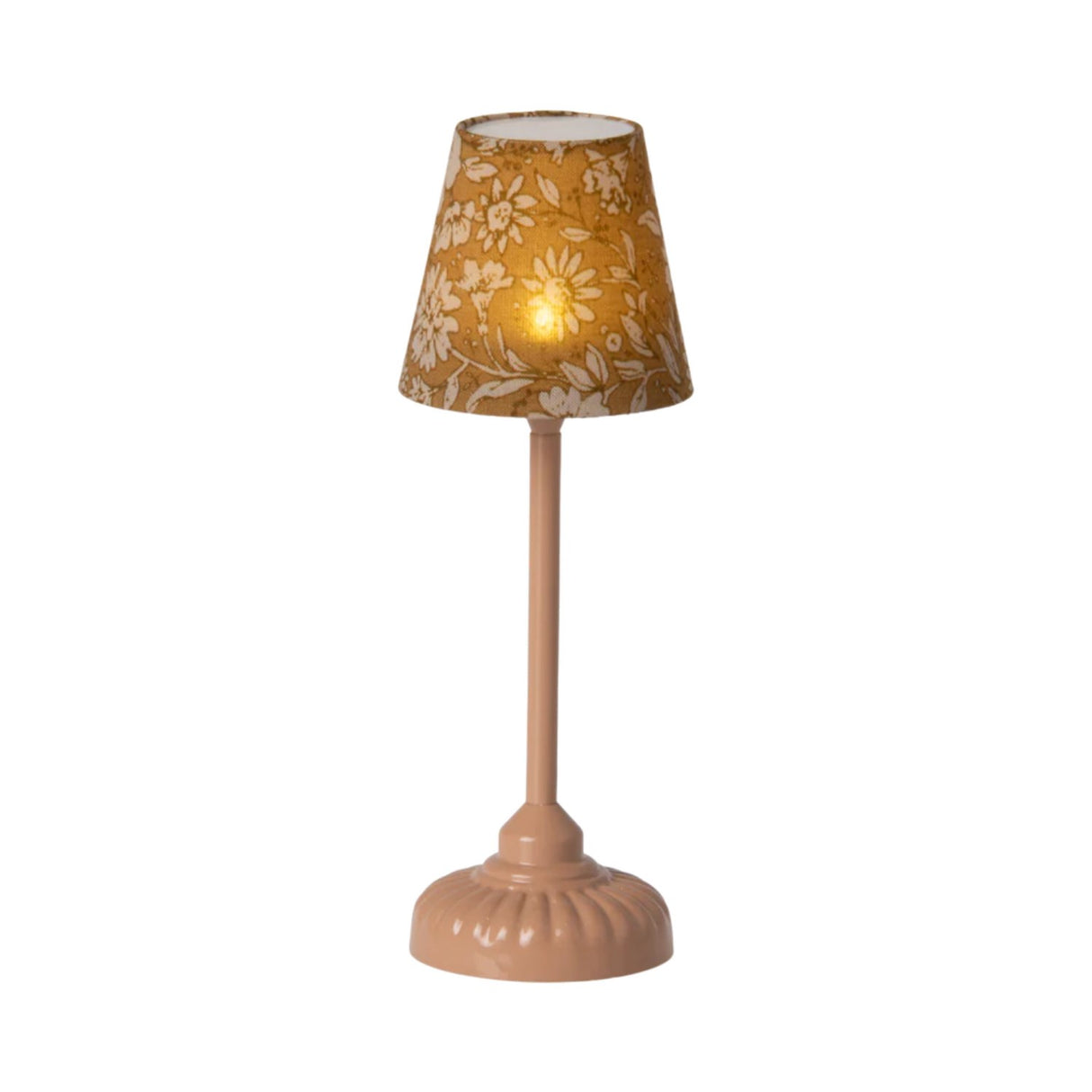Maileg Vintage golvlampa, Mus - Mörkt pulver