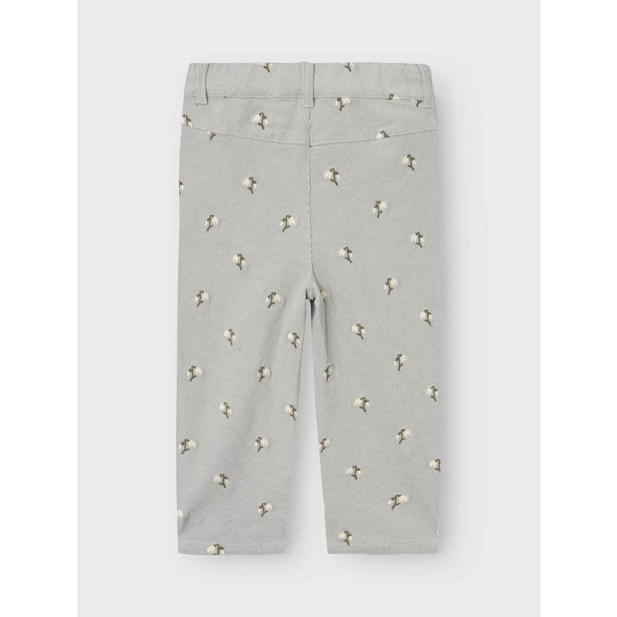 Lil'Atelier Mirage Gray Bella Baggy Coduroy Byxor