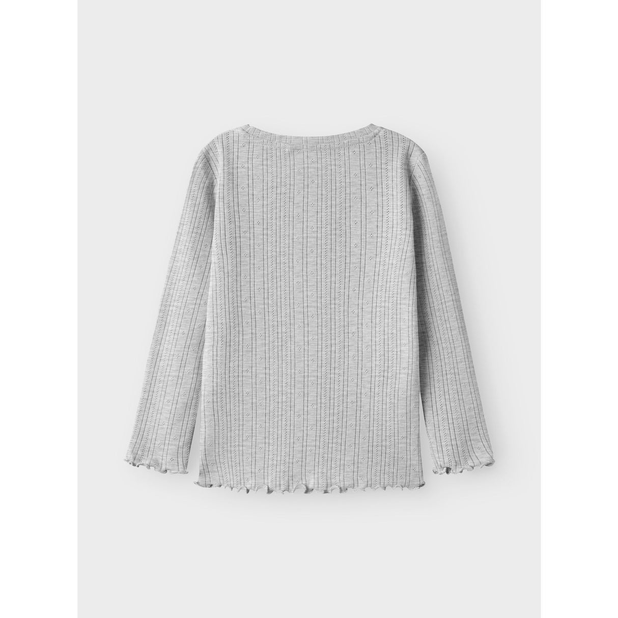 Name It Light Grey Melange Silke Slim Blus