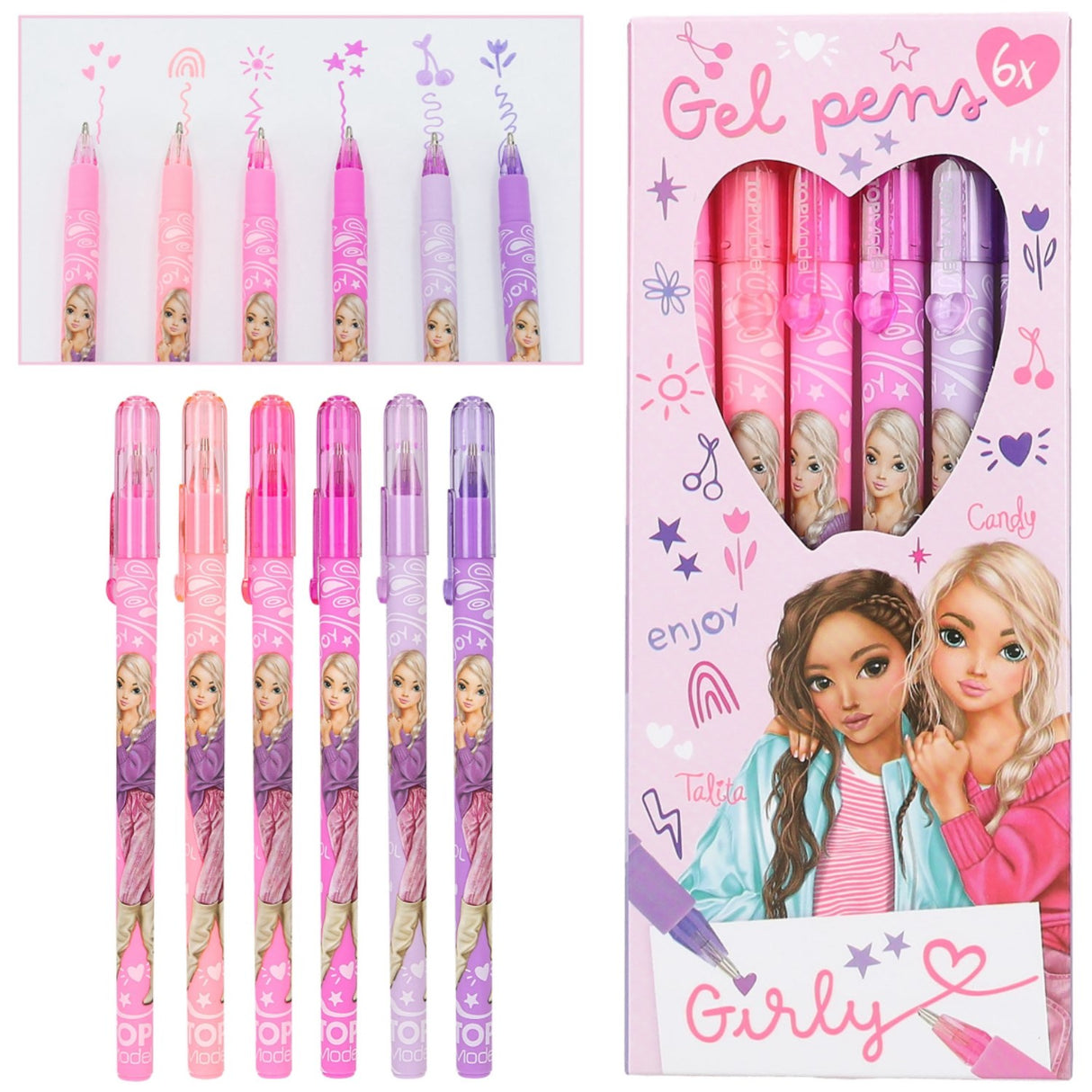 TOPModel Gel Pen Set, Godis