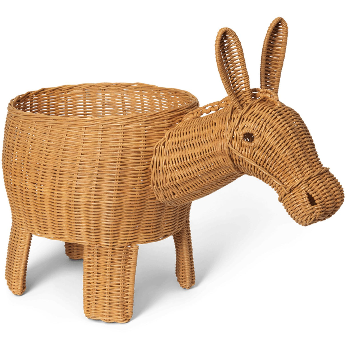 Ferm Living Natural Donkey Flettet Förvaringskorg