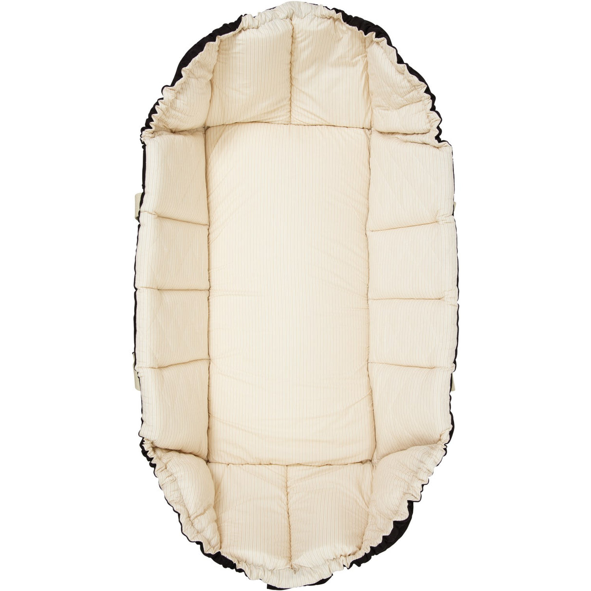 COPENHAGEN COLORS Black W. Cream Solid Stripe Organic Multifunctional Lift