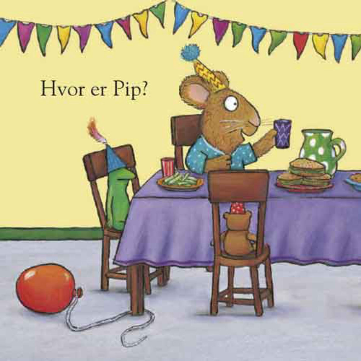 Forlaget Bolden Pip Og Poppy Leger Gemmeleg (med filtflikar)