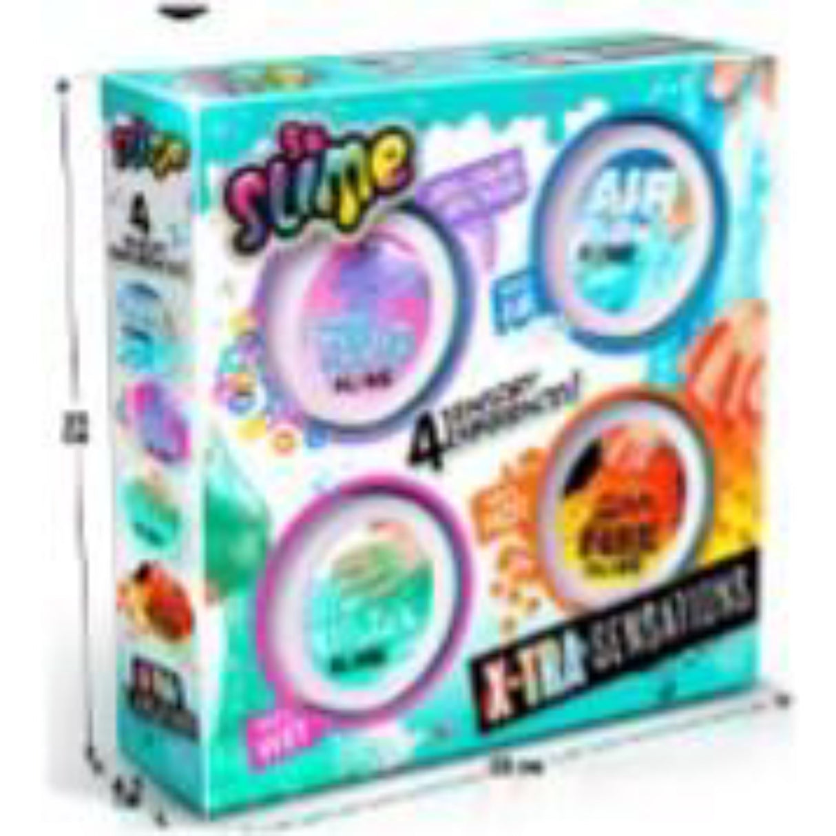 Så Slime X-tra Sensations 4-pack