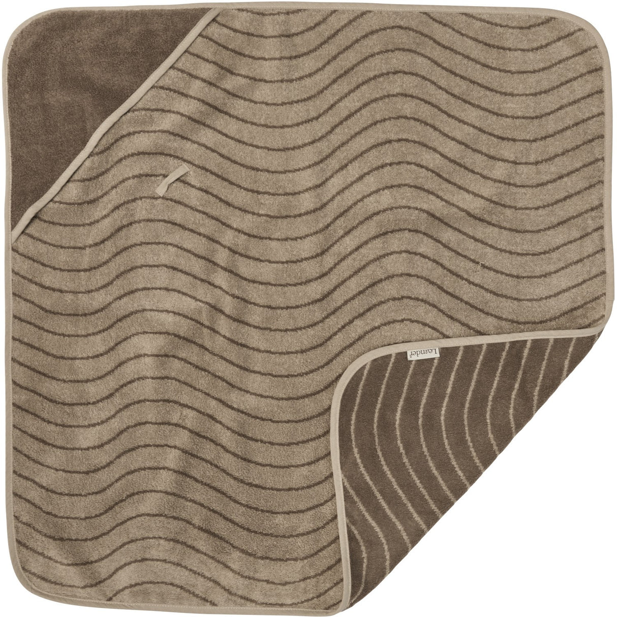 Leander Mocca Huva Handduk Woodland