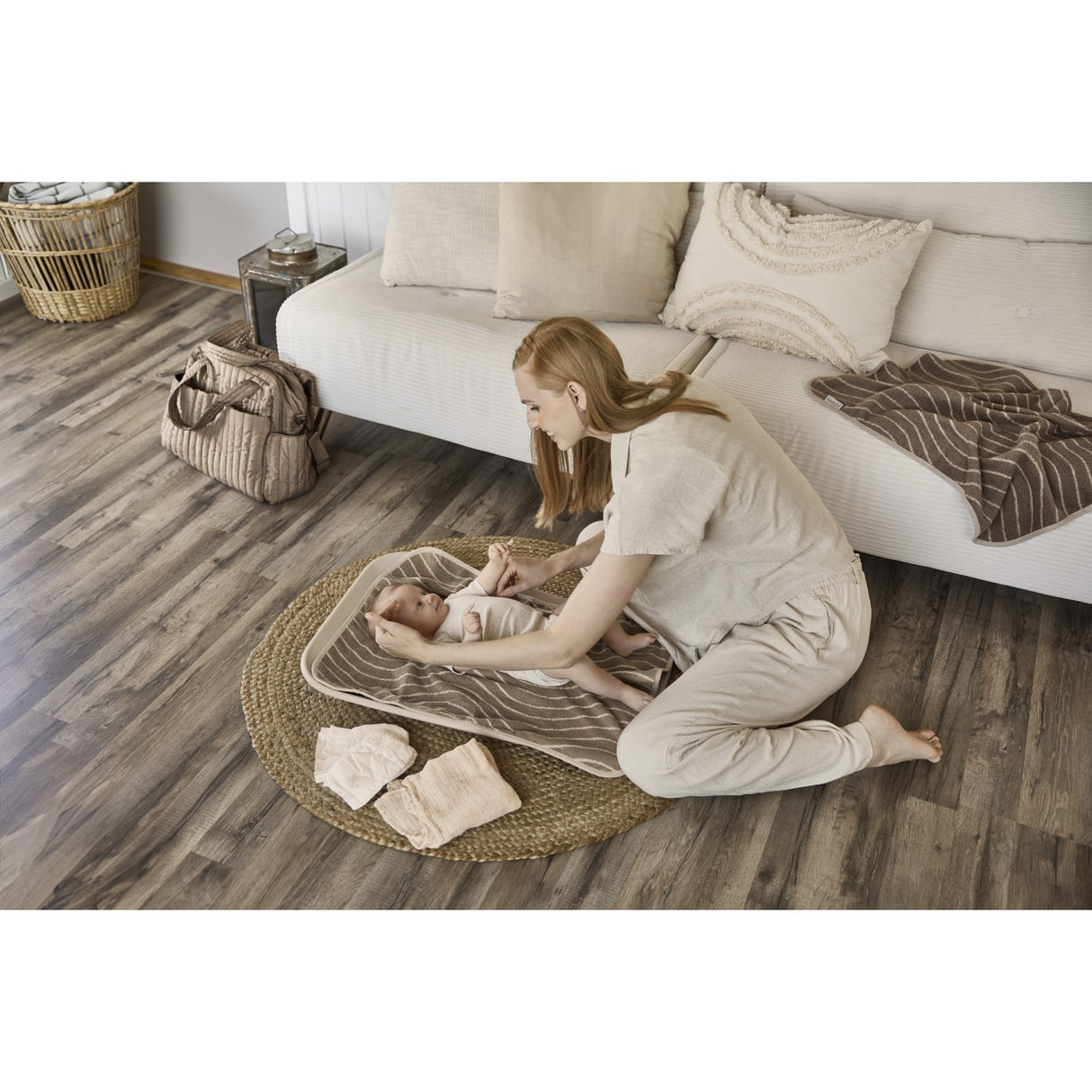 Leander Cappucino Matty™ Mini Skötbädd