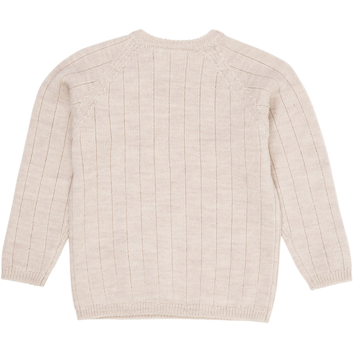 Copenhagen Colors Pale Cream Melange Merino Stickad Tröja