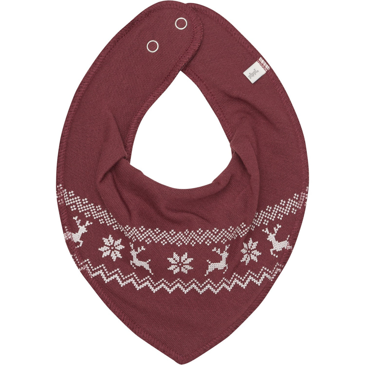 Pippi New Maroon Bandana Savlesmæk AOP 3-pack