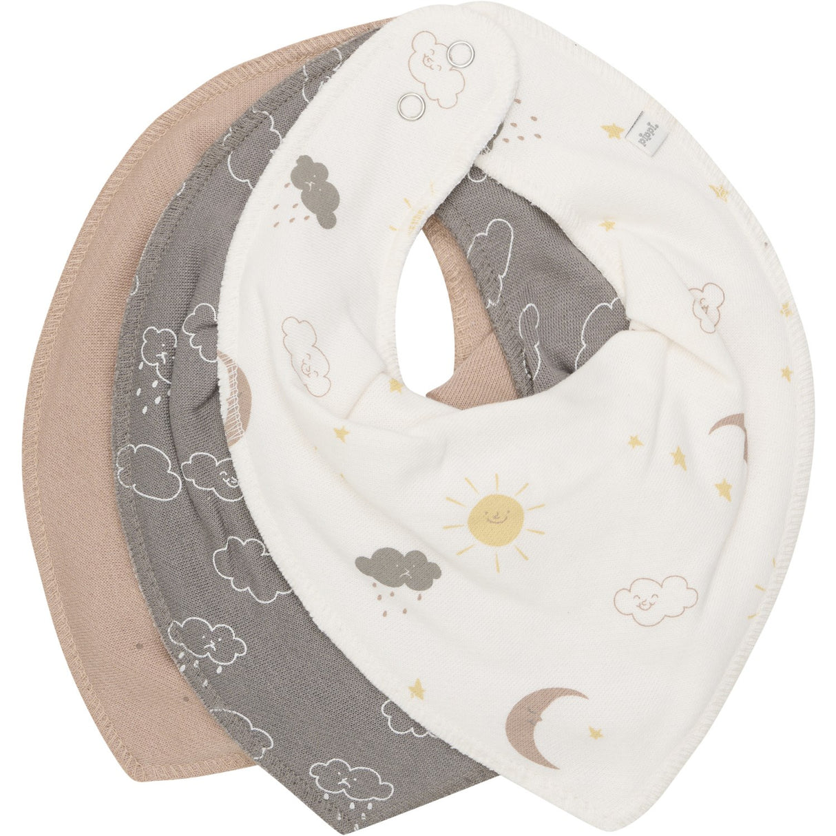 Pippi Brush Bandana Savlesmæk AOP 3-pack