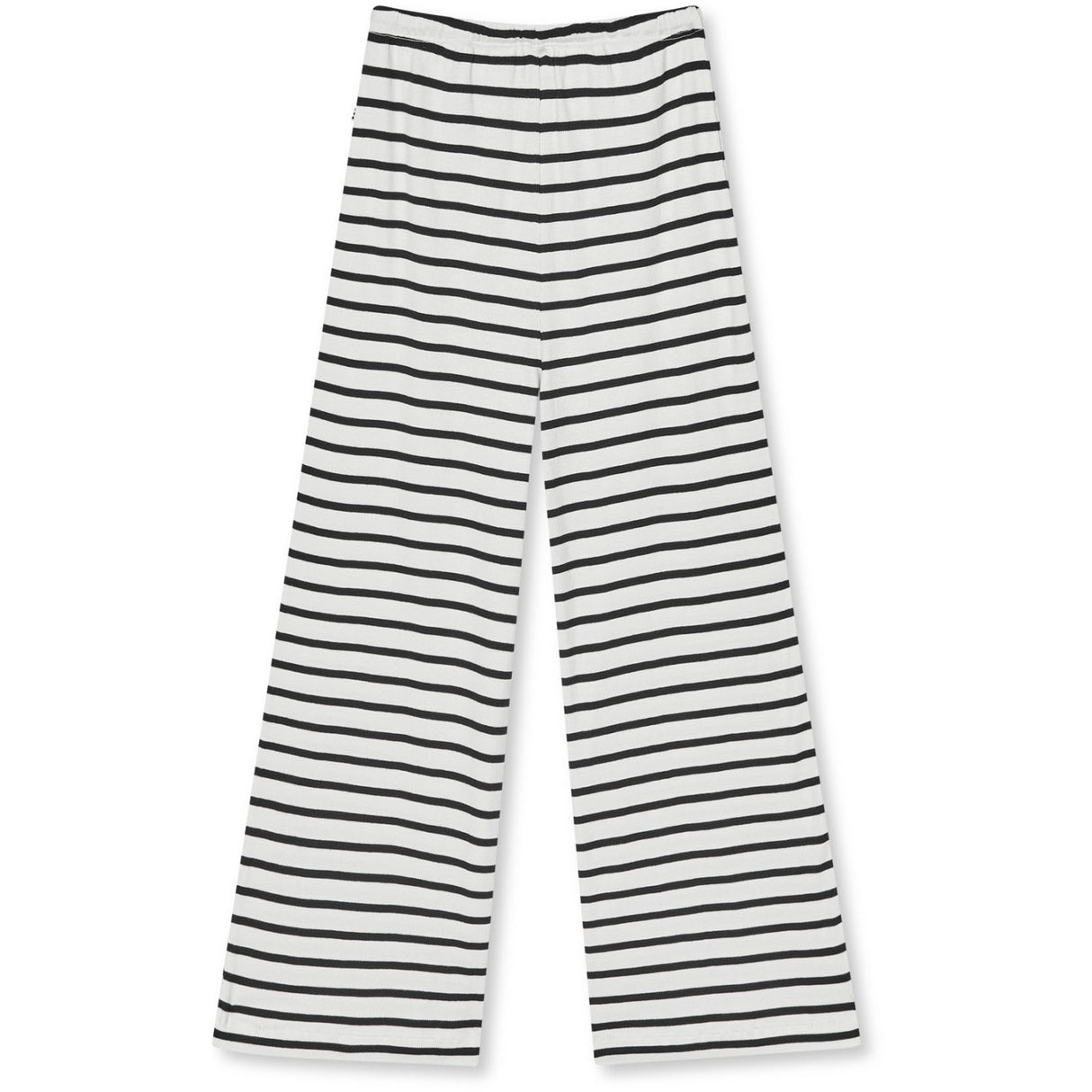Mads Nørgaard Vanilla Ice/Black 2x2 Cotton Stripe Verona Bukser