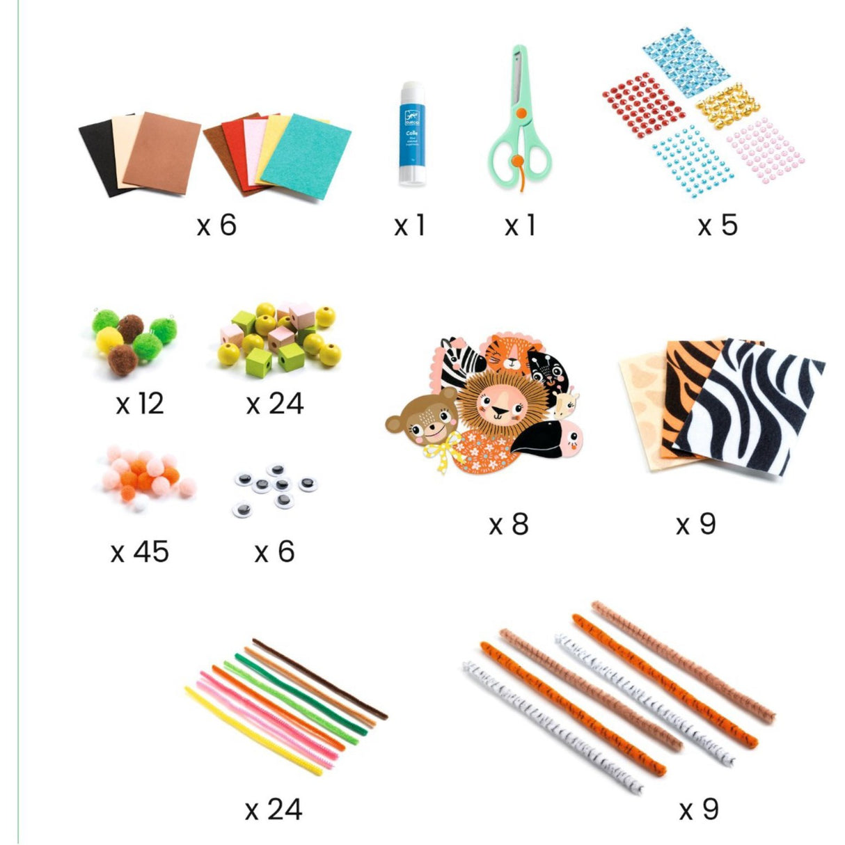 Djeco DIY jonglera djur