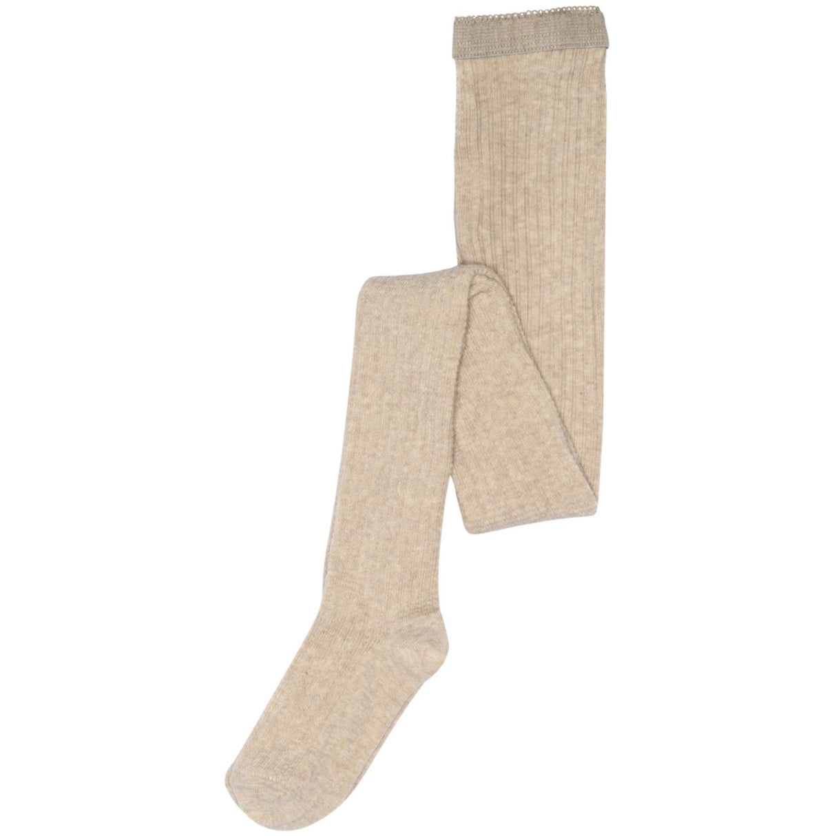 Mp Danmark Beige Melange Inger strumpbyxor