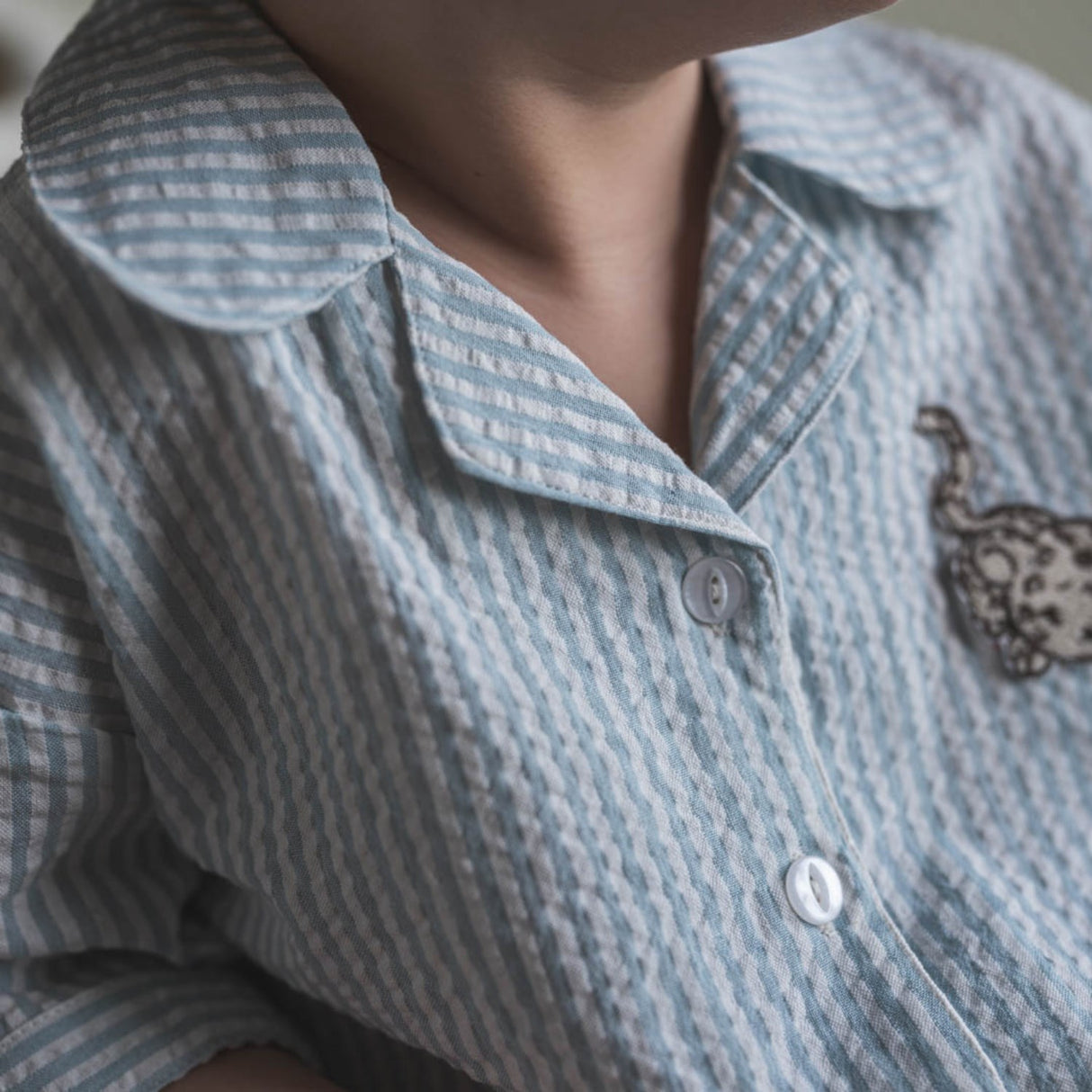 That's Mine Blue Stripe Ino-Tröja