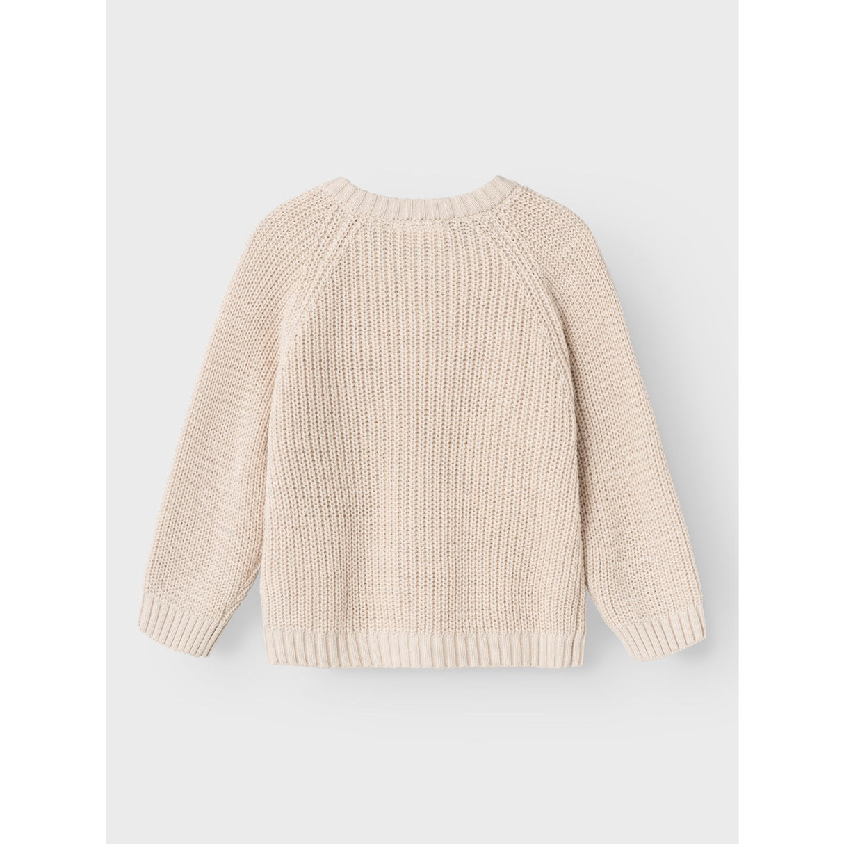 Lil'Atelier Sheer Bliss Emlen Lin Stickad Cardigan Noos